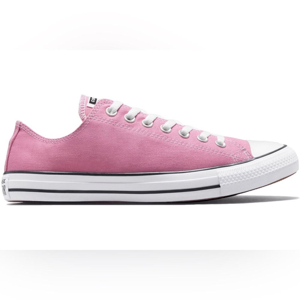 Pink Converse with low platform soles. (Barely worn)